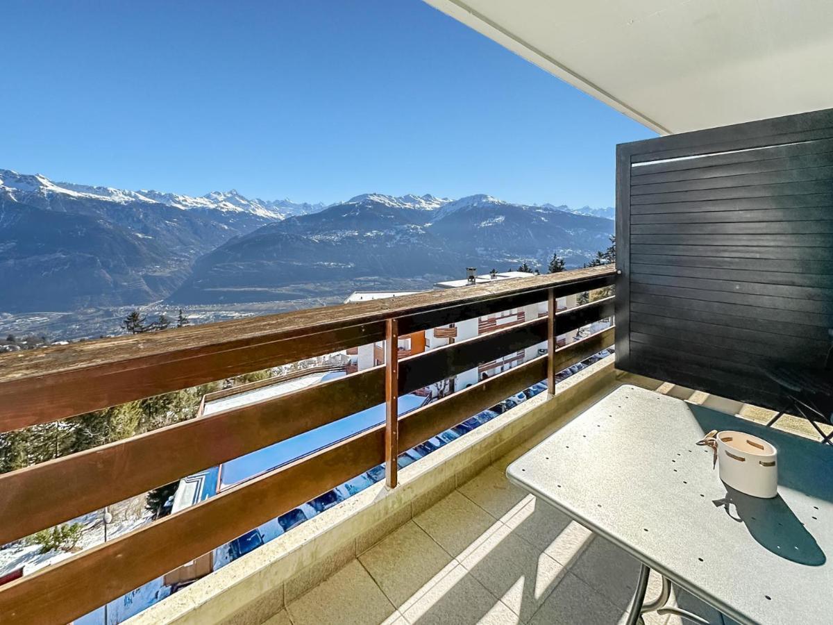 Pied-A-Terre In Crans-Montana, Pool And View - Swiss Alpsアパートメント エクステリア 写真